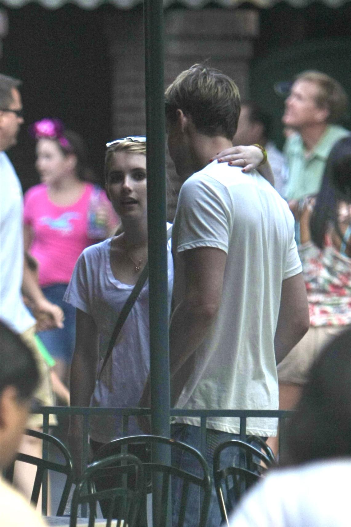 Emma Roberts and Chord Overstreet Spends the day together at Disneyland Disneyland California photos | Picture 60721